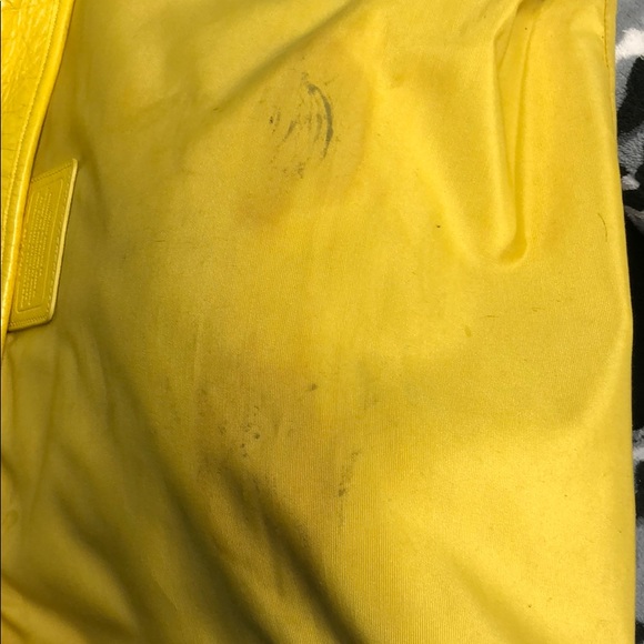 Coach Yellow Handbag - Picture 5 of 7